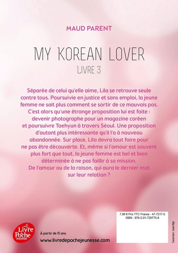 Quatrième de couverture de « My Korean lover »