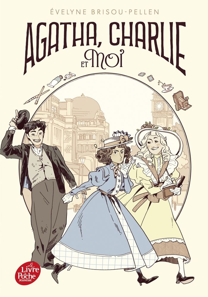 Couverture du livre « Agatha, Charlie et moi » de Évelyne Brisou-Pellen, librairie Les Contes Infusés à Corte
