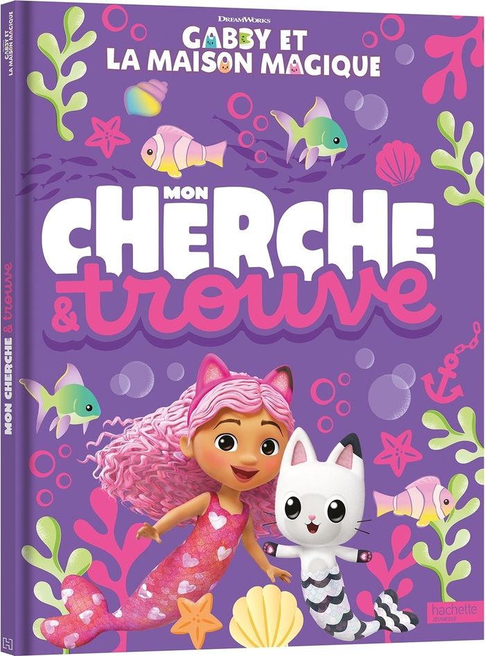 Couverture du livre « GABBY ET LA MAISON MAGIQUE - MON CHERCHE ET TROUVE » de Studios Universal, librairie Les Contes Infusés à Corte