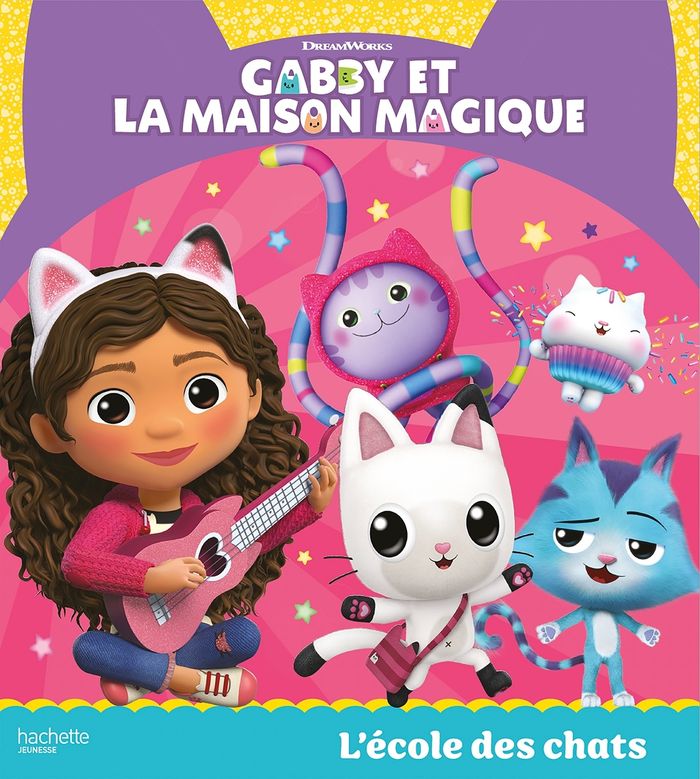 Couverture du livre « GABBY ET LA MAISON MAGIQUE - L'ECOLE DES CHATS - ALBUM D'HISTOIRE » de Studios Universal, librairie Les Contes Infusés à Corte