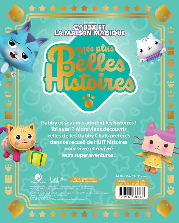 Quatrième de couverture de « Gabby et la maison magique - Mes plus belles histoires »