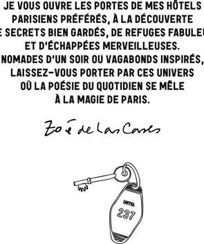 Quatrième de couverture de « Paris chéri : hotel book »