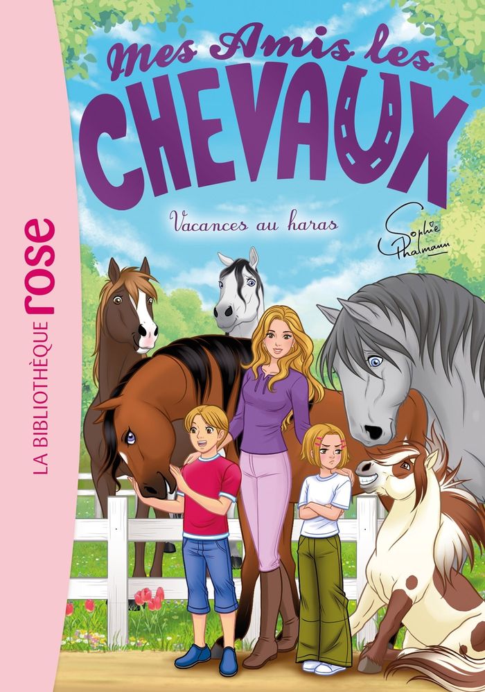 Couverture du livre « Vacances au haras » de Sophie Thalmann, librairie Les Contes Infusés à Corte