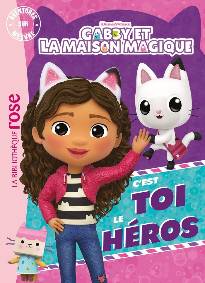 Couverture du livre « Gabby et la maison magique » de Dreamworks, librairie Les Contes Infusés à Corte