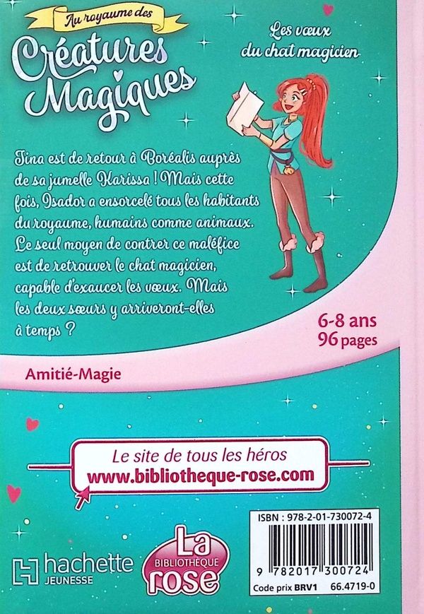 Quatrième de couverture de « Les voeux du chat magicien »