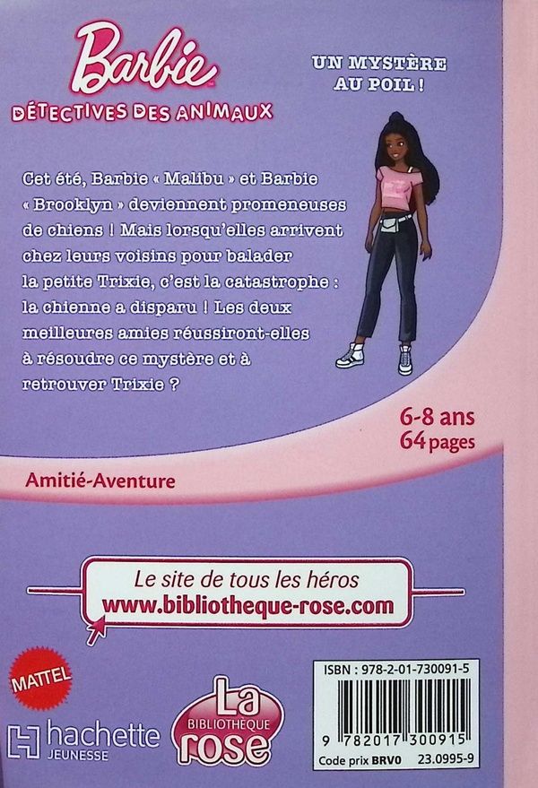 Quatrième de couverture de « Un mystère au poil »