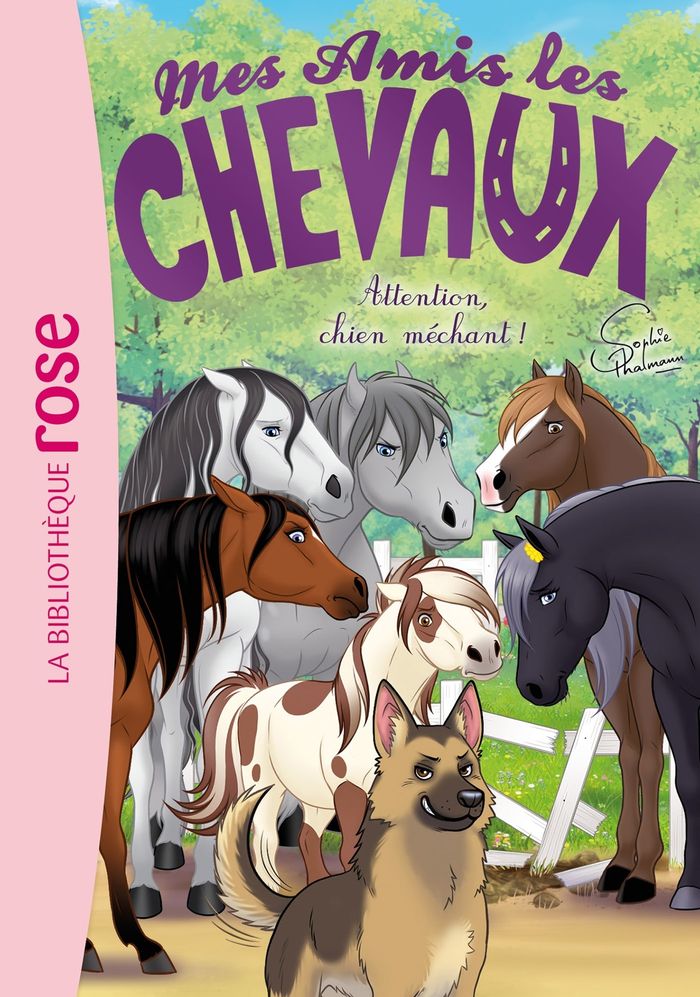 Couverture du livre « Attention, chien méchant ! » de Sophie Thalmann, librairie Les Contes Infusés à Corte