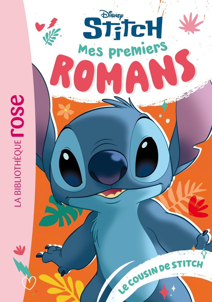 Couverture du livre « Mes premiers romans Stitch : le cousin de Stitch » de Disney, librairie Les Contes Infusés à Corte
