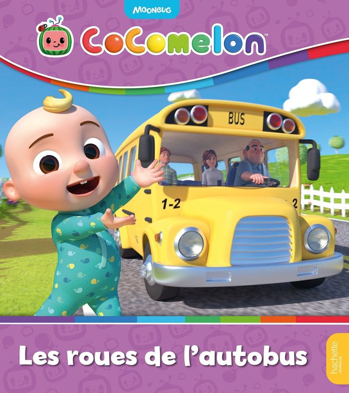 Couverture du livre « Les roues de l'autobus » de Moonbug, librairie Les Contes Infusés à Corte