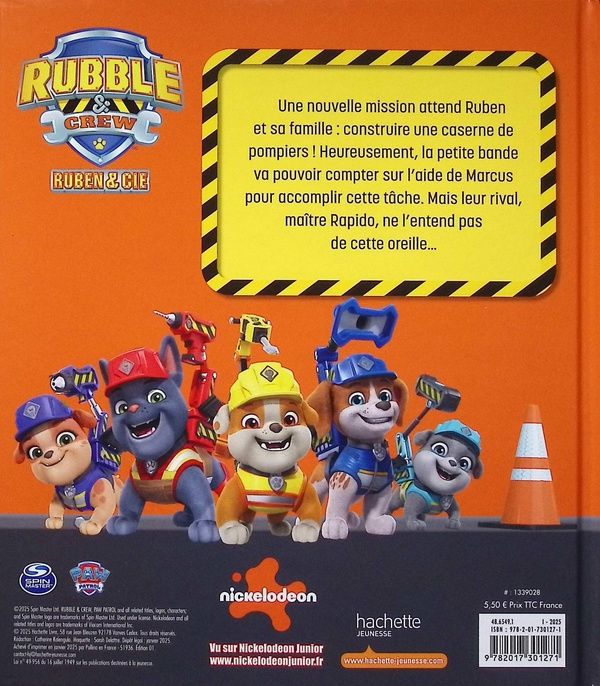 Quatrième de couverture de « La caserne de pompiers »