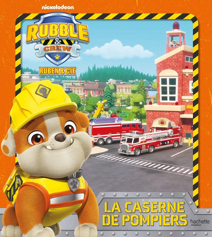Couverture du livre « La caserne de pompiers » de Nickelodeon, librairie Les Contes Infusés à Corte