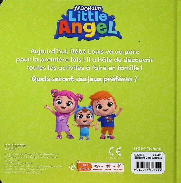 Quatrième de couverture de « Bébé Louis au parc »