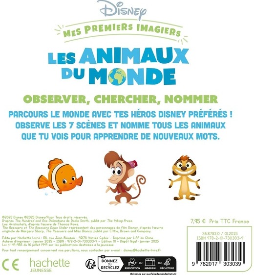 Quatrième de couverture de « Les animaux du monde »