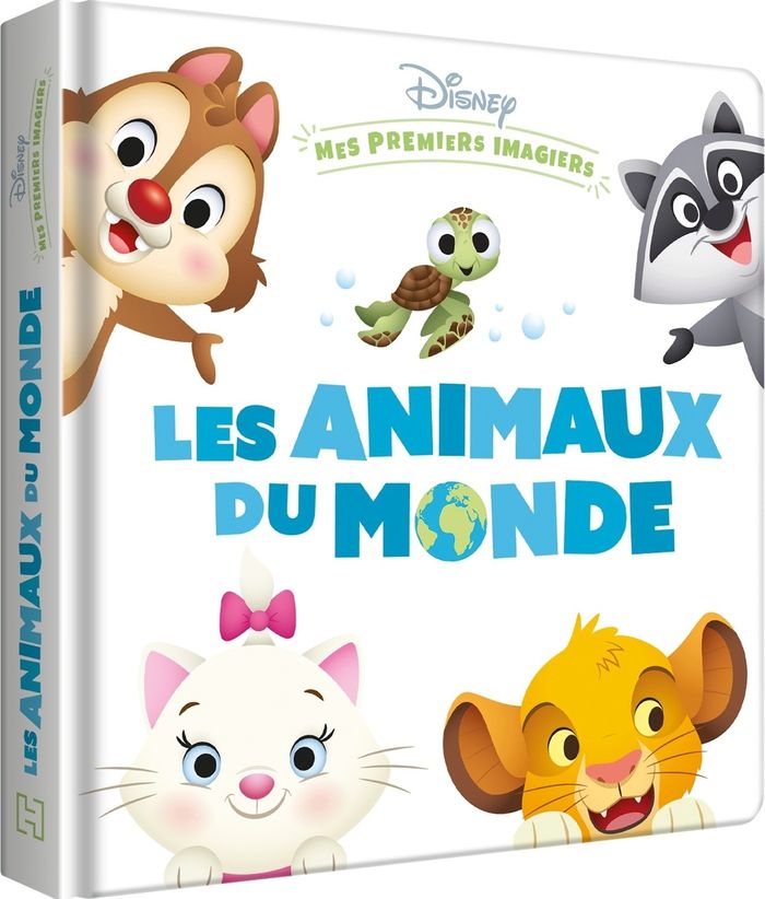 Couverture du livre « Les animaux du monde » de Walt Disney company, librairie Les Contes Infusés à Corte