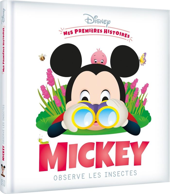 Couverture du livre « DISNEY - MES PREMIERES HISTOIRES - MICKEY OBSERVE LES INSECTES » de Xxx, librairie Les Contes Infusés à Corte
