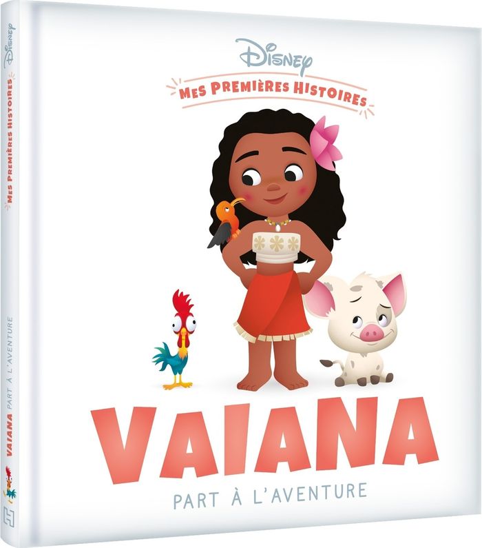 Couverture du livre « DISNEY - MES PREMIERES HISTOIRES - VAIANA PART A L'AVENTURE » de Xxx, librairie Les Contes Infusés à Corte
