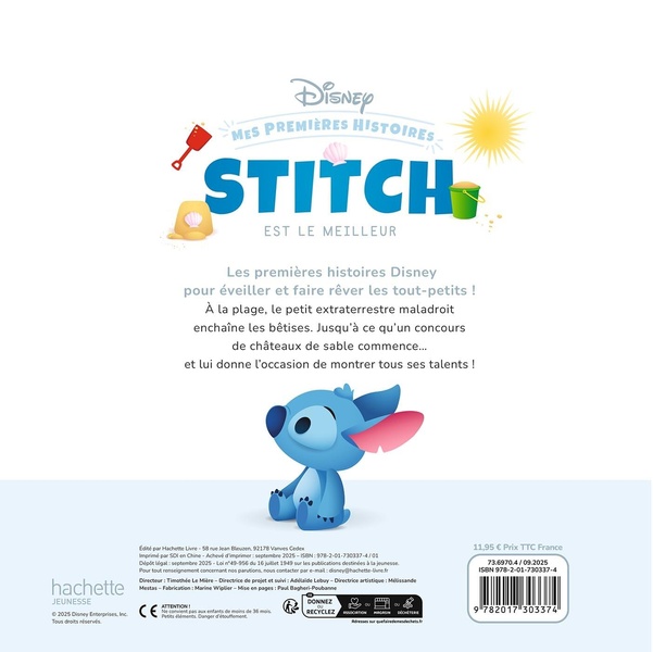 Quatrième de couverture de « Stitch est le meilleur »