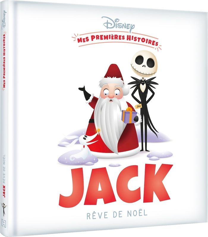 Couverture du livre « DISNEY - MES PREMIERES HISTOIRES - JACK REVE DE NOEL », librairie Les Contes Infusés à Corte