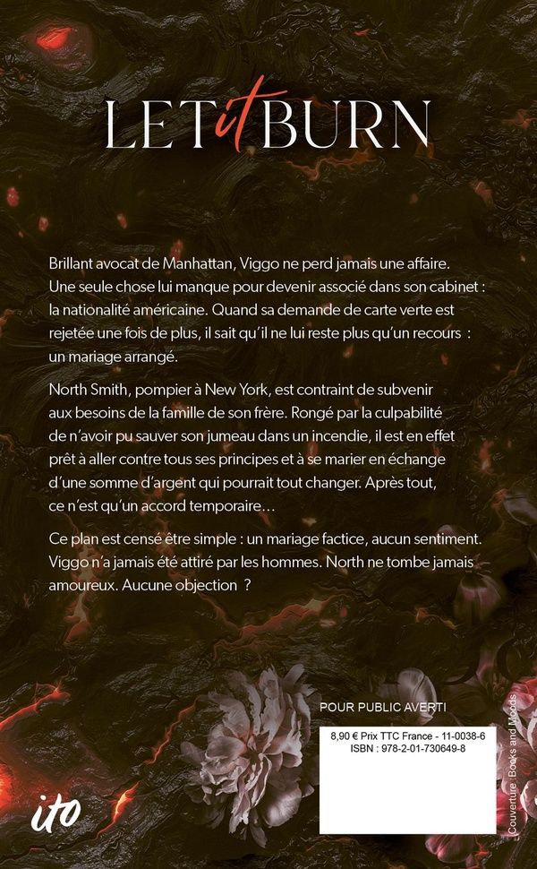 Quatrième de couverture de « Let it burn »