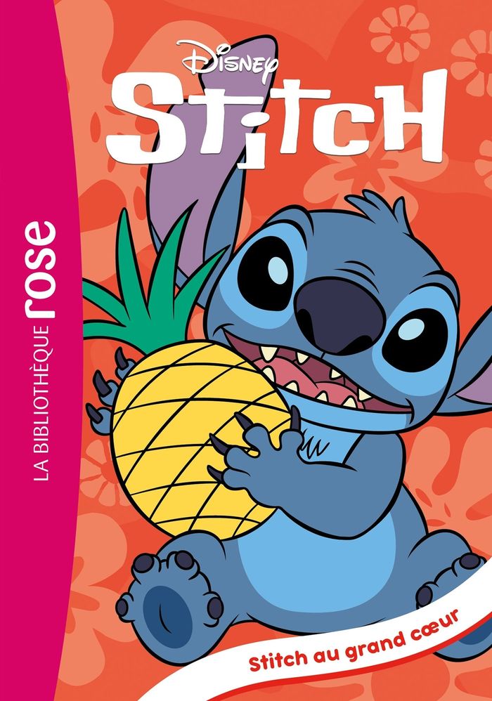 Couverture du livre « Stitch au grand coeur » de Walt Disney company, librairie Les Contes Infusés à Corte