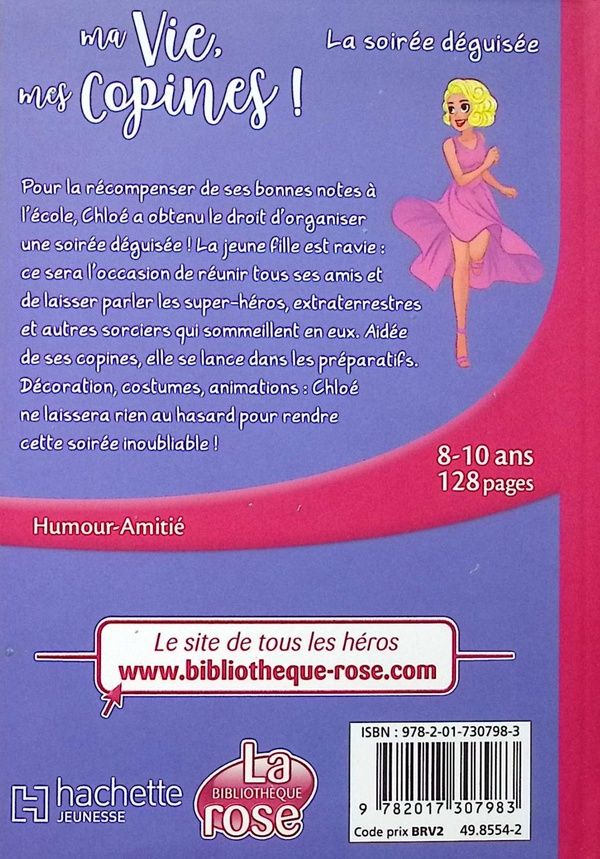 Quatrième de couverture de « La soirée déguisée »