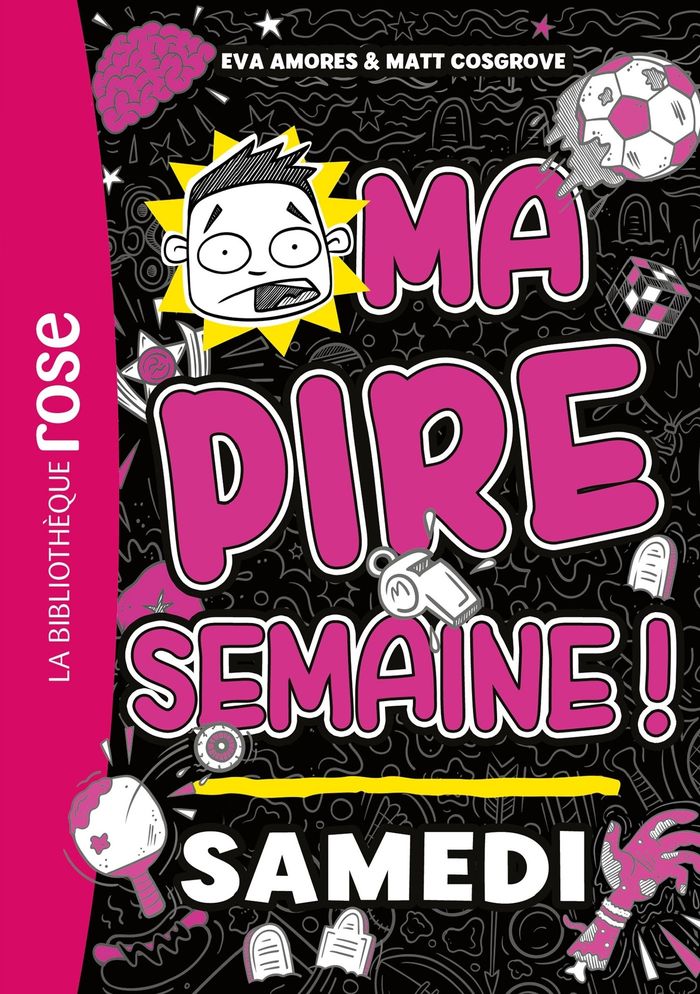 Couverture du livre « Samedi » de Eva Amores, librairie Les Contes Infusés à Corte