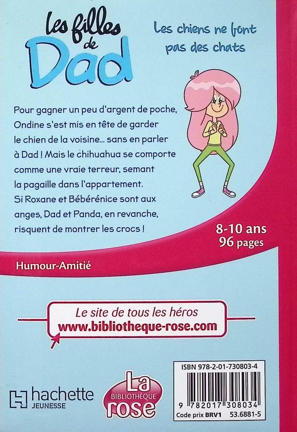 Quatrième de couverture de « Les chiens ne font pas des chats »