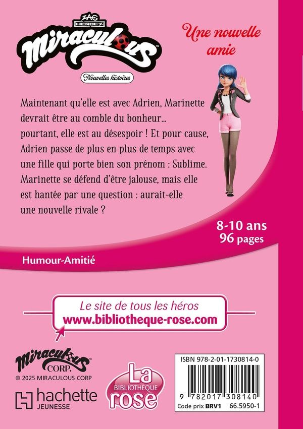 Quatrième de couverture de « Une nouvelle amie »