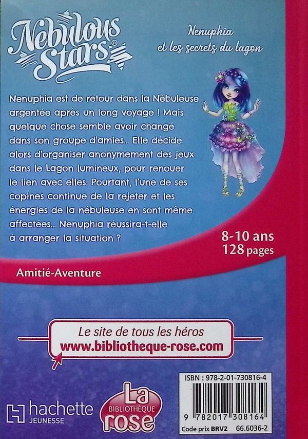 Quatrième de couverture de « Nenuphia et les secrets du lagon »