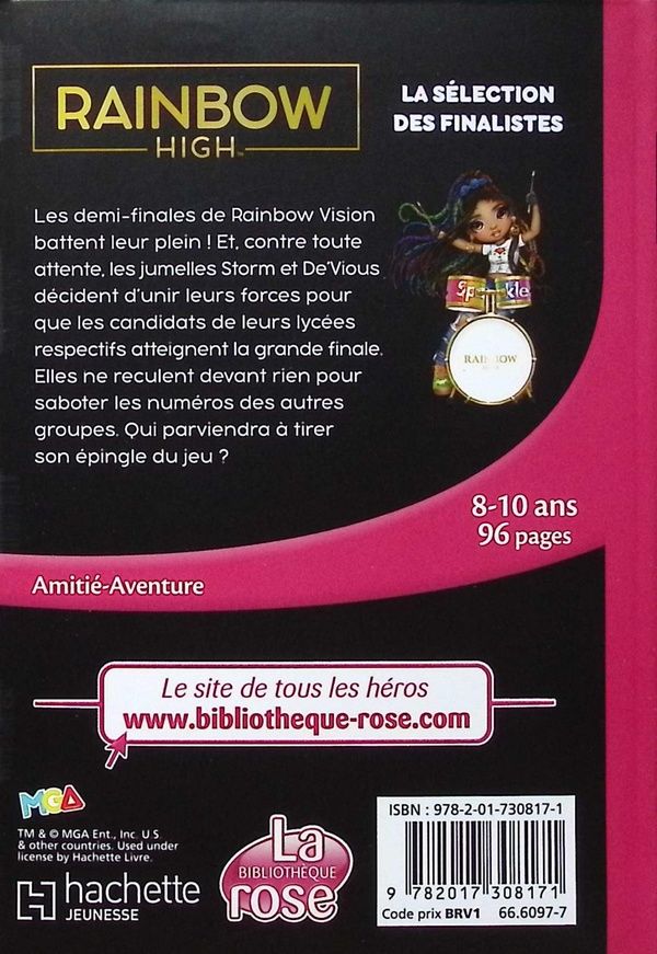 Quatrième de couverture de « La sélection des finalistes »
