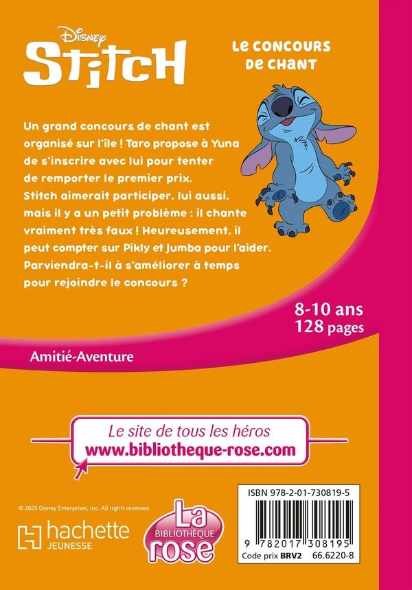 Quatrième de couverture de « Le concours de chant »