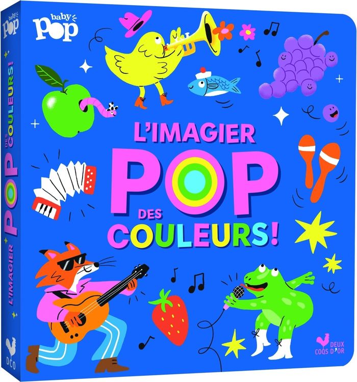 Couverture du livre « L'imagier pop des couleurs ! » de Collectif, librairie Les Contes Infusés à Corte