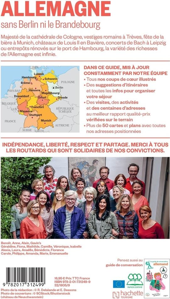 Quatrième de couverture de « Allemagne : sans Berlin ni le Brandebourg »