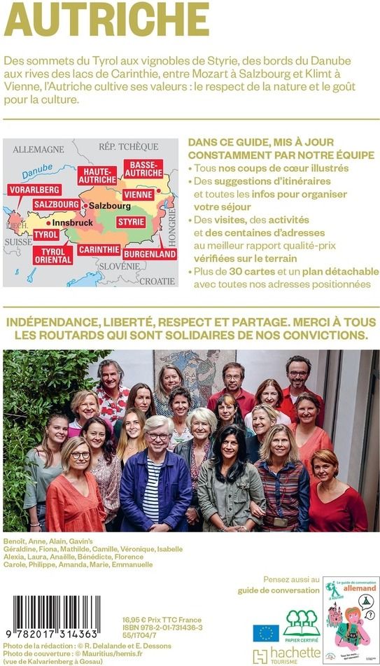 Quatrième de couverture de « Autriche »