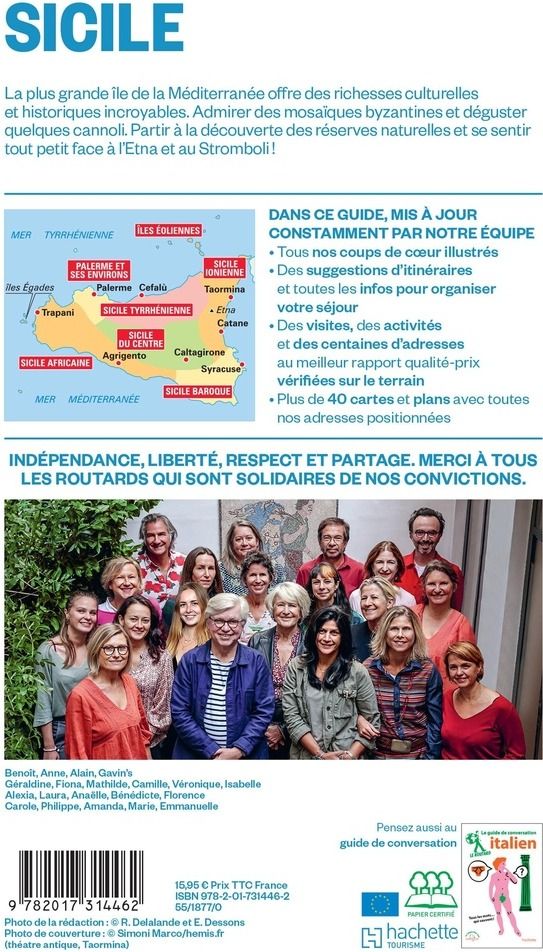 Quatrième de couverture de « Sicile »