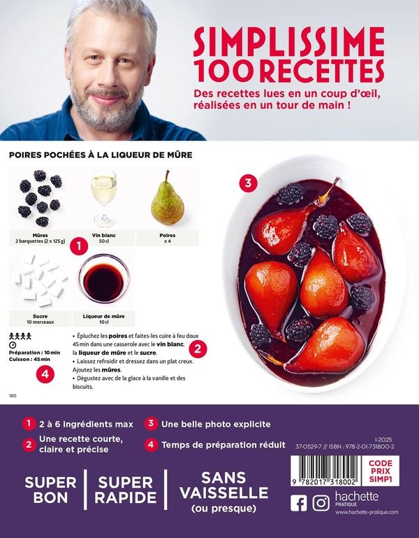 Quatrième de couverture de « Desserts aux fruits »