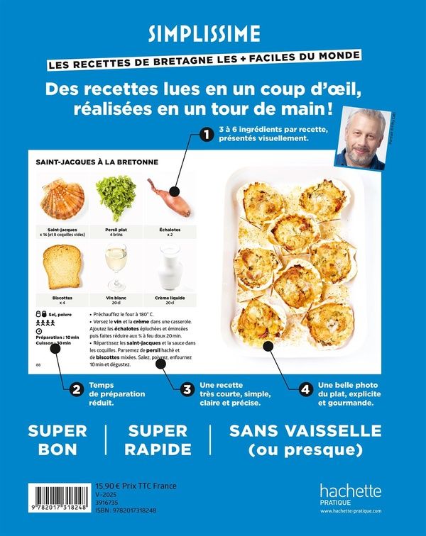 Quatrième de couverture de « Les recettes de Bretagne les + faciles du monde »