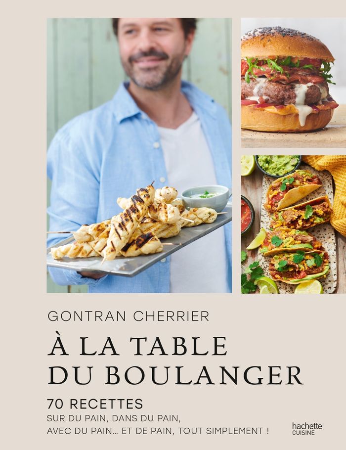 Couverture du livre « À la table du boulanger : 70 recettes... », librairie Les Contes Infusés à Corte
