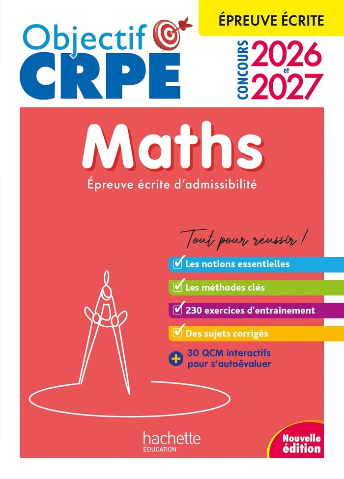 Couverture du livre « Maths : concours 2026 et 2027 » de Erik Kermorvant, librairie Les Contes Infusés à Corte