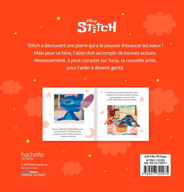Quatrième de couverture de « Une histoire de Stitch et au dodo ! : les bonnes actions »