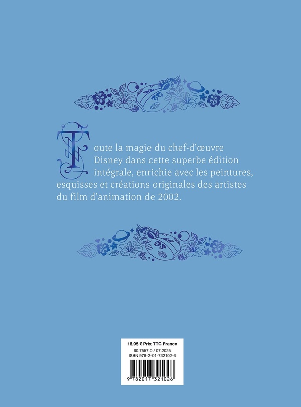 Quatrième de couverture de « LILO ET STITCH - LES CHEFS-D'OEUVRE ILLUSTRES - DISNEY »