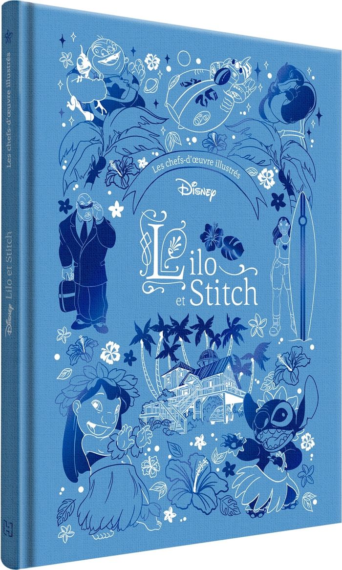 Couverture du livre « LILO ET STITCH - LES CHEFS-D'OEUVRE ILLUSTRES - DISNEY » de Xxx, librairie Les Contes Infusés à Corte