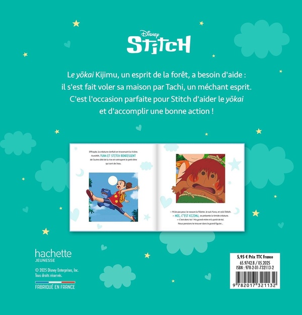 Quatrième de couverture de « Une histoire de Stitch et au dodo ! : le combat de Kijimu »