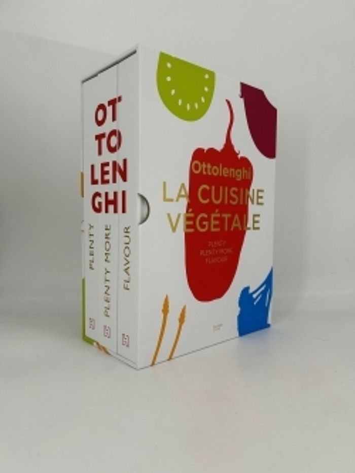 Couverture du livre « La cuisine vegetale : plenty plenty more flavour » de Yotam Ottolenghi, librairie Les Contes Infusés à Corte