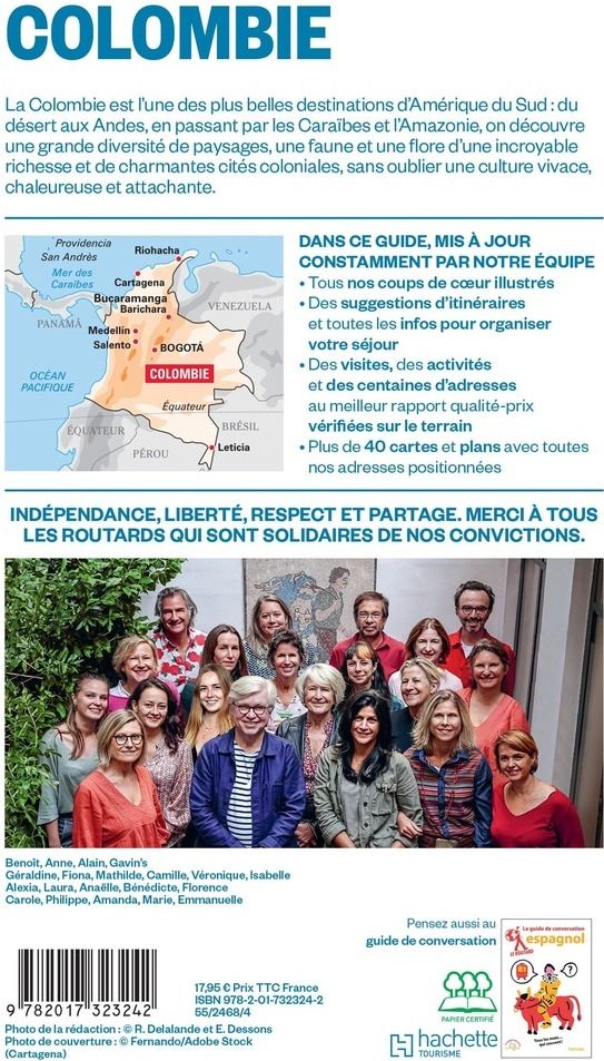 Quatrième de couverture de « Colombie »