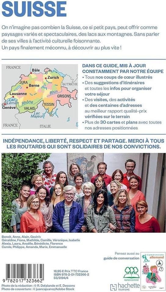 Quatrième de couverture de « Suisse »