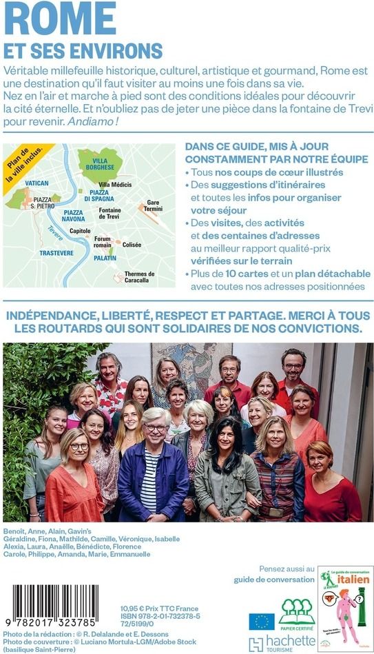 Quatrième de couverture de « Rome et ses environs »