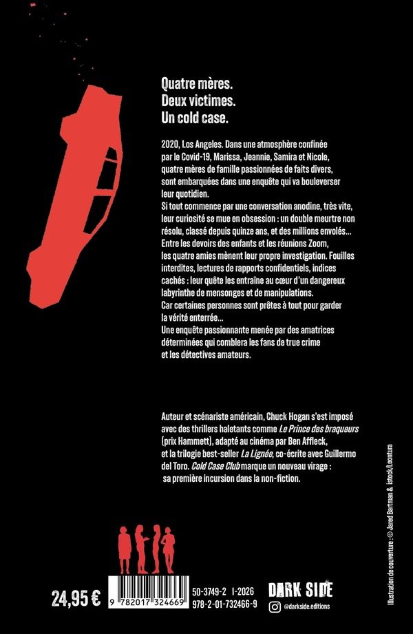 Quatrième de couverture de « Cold Case Club : Quatre mères de famille mènent l'enquête... au péril de leur vie »