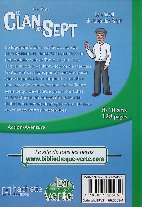 Quatrième de couverture de « Le cheval du clan des Sept »