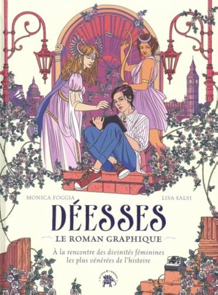 Couverture du livre « Déesses : À la rencontre des divinités féminines les plus vénérées de l'histoire » de Monica Foggia, librairie Les Contes Infusés à Corte